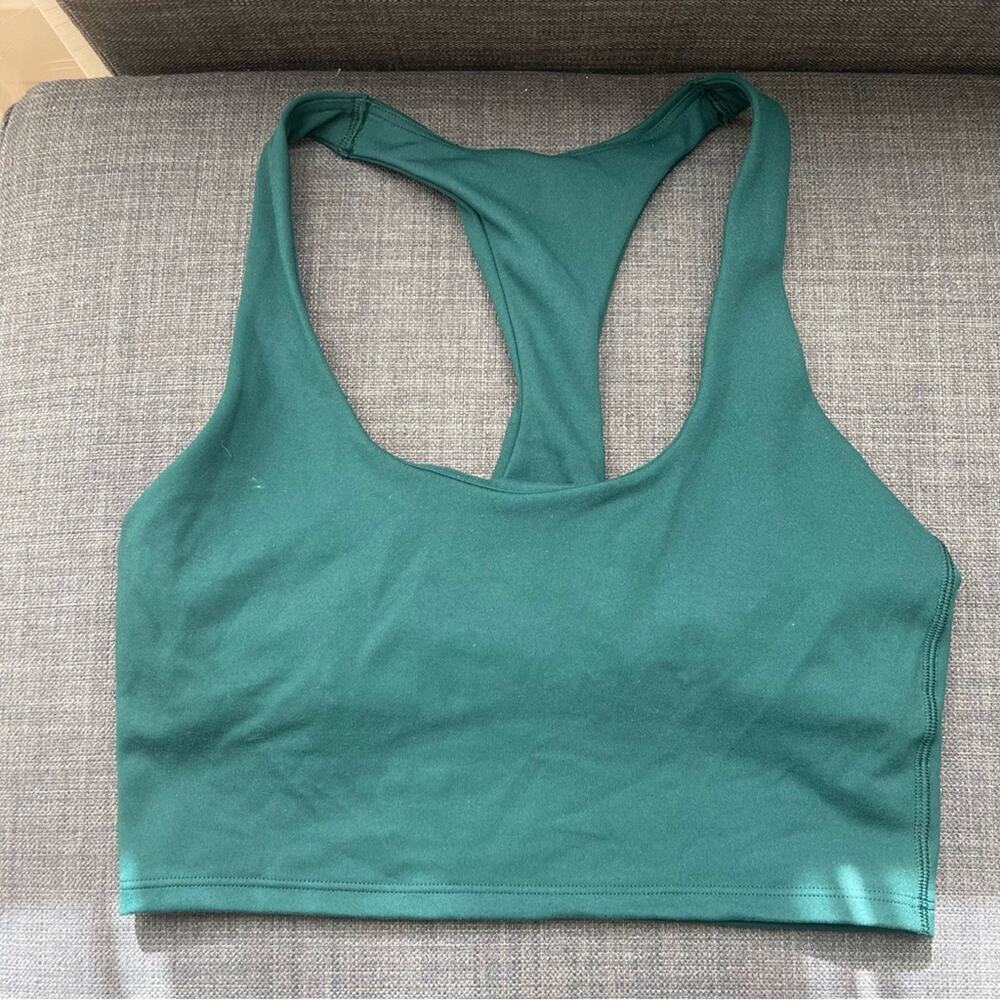 Gap Racer Back Sports Bra Woman’s size S Green